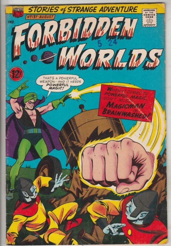 Forbidden Worlds #137 (Aug-66) FN/VF Mid-High-Grade Magicman