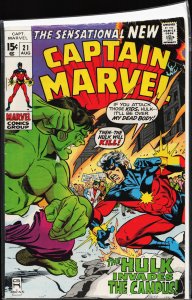 Captain Marvel #21 (1970) Captain Marvel