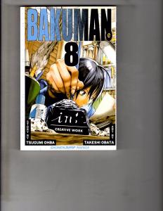 Bakuman Vol 8 TPB Manga Anime Bleach Naruto Dragonball Death Note WR1