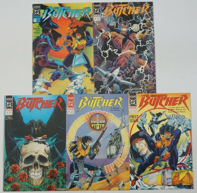 The Butcher #1-5 VF/NM complete series Mike Baron ; DC
