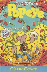 CLASSIC POPEYE ONGOING #58 1:10 RETAILER INCENTIVE VARIANT BY RAUL THE THIRD NM.