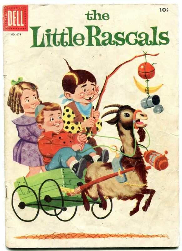 Little Rascals- Four Color Comics #674 1956 VG-