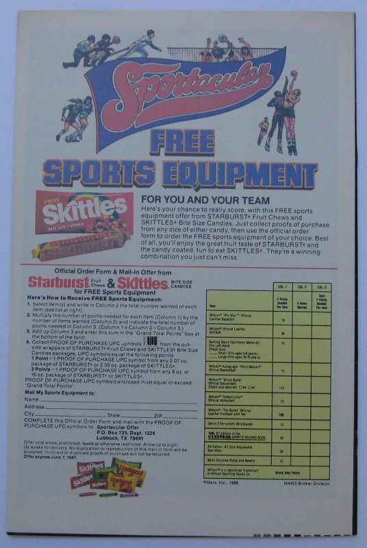 Justice #1 (Nov 1986, Marvel), FN condition (6.0)