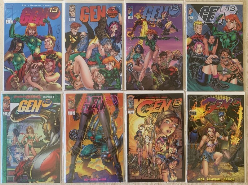 GEN 13 1-5 (1994) + 0, 1-77 (1995) + EXTRAS | 94 TOTAL | VF- TO VF/NM