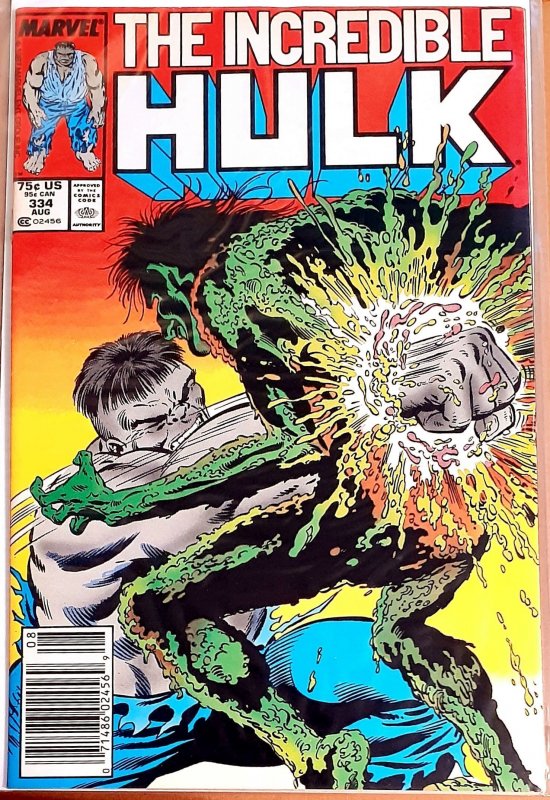 The Hulk #334 (1987) Grey McFarlane [MCU Thunderbolts X-Men Wolverine Deadpool]
