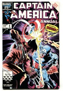 CAPTAIN AMERICA ANNUAL #8 1st TESS-ONE Marvel comic book VF/NM