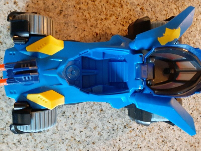 2015 Imaginext DC Super Friends Transforming Batmobile Mattel PREOWNED