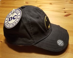 Drew Pearson Classic Distressed Batman Hat NOS w/ Tags One Size