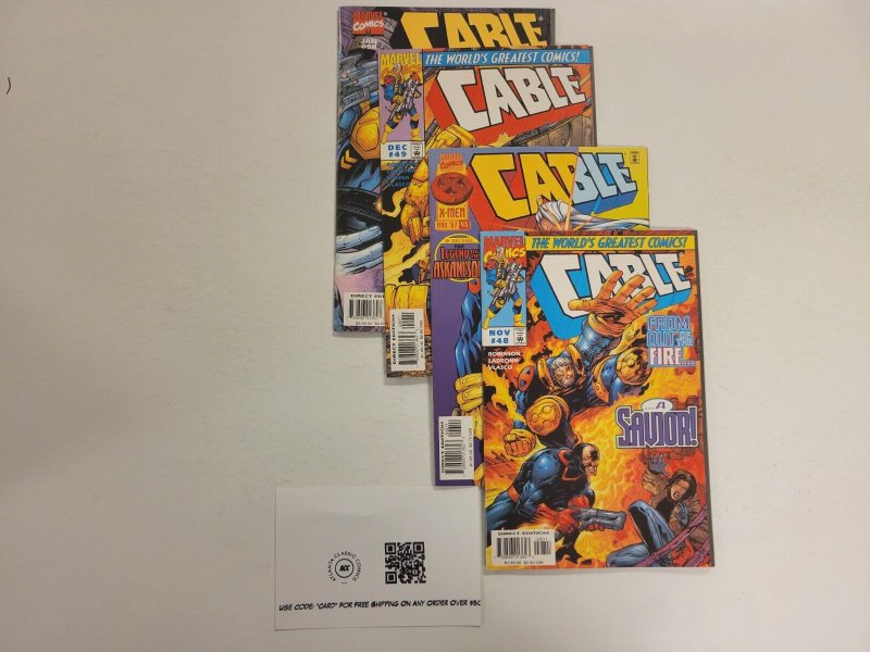 4 Cable Marvel Comic Books #43 48 49 50 22 TJ15