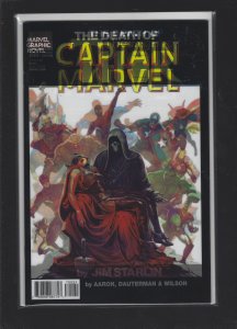 Death Of Captain Marvel Lenticular Cover