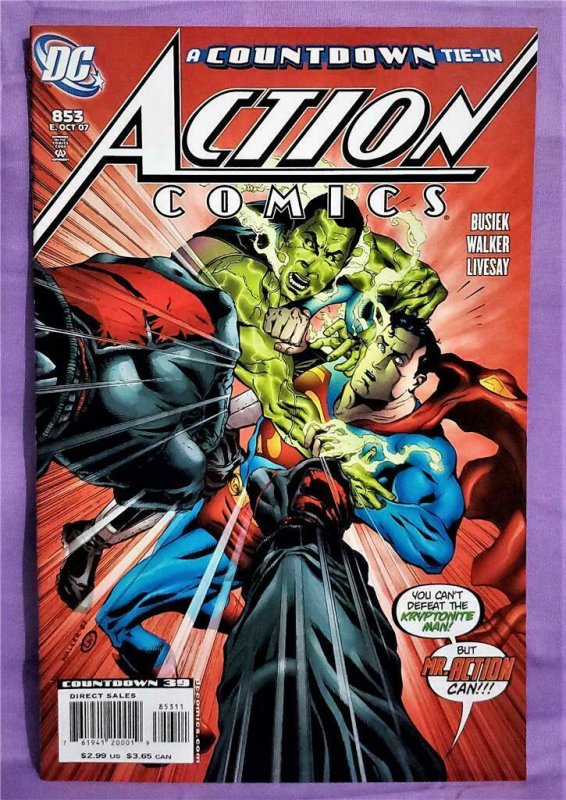 Superman ACTION COMICS #852 - 854 Countdown Brad Walker Kurk Busiek (DC, 2007)!