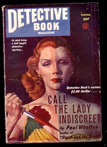 DETECTIVE BOOK-SPG 1947-MENACING GOOD GIRL!! VG