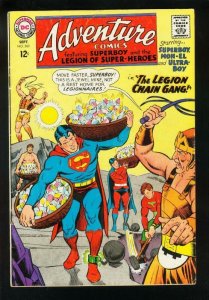 ADVENTURE COMICS #360 1967-MINING COVER-SUPERBOY-LEGION SUPER HEROES-VG