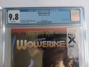 Wolverine #41 - Yu - 2024 - CGC 9.8