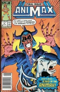 Animax #4 Marvel Star Comics Newsstand June Jun 1987 (VF)