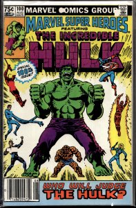 Marvel Super-Heroes #100 (1981) Hulk