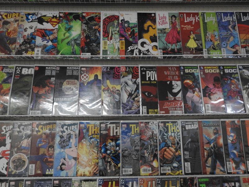 Huge Lot of 160+ Comics W/ Superman, Hulk, Spider-Man! Avg. VF- Condition!