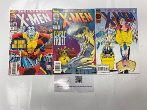 3 Uncanny X-Men MARVEL comic books #302 314 318 24 KM19