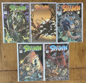 Spawn #31,32,34,35,36 Todd McFarlane NM Lot