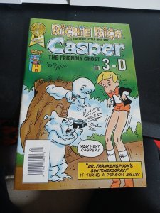Richie Rich and Casper in 3-D #1 FN 1987 Bronze Age Harvey Comic Dr Frankenspook