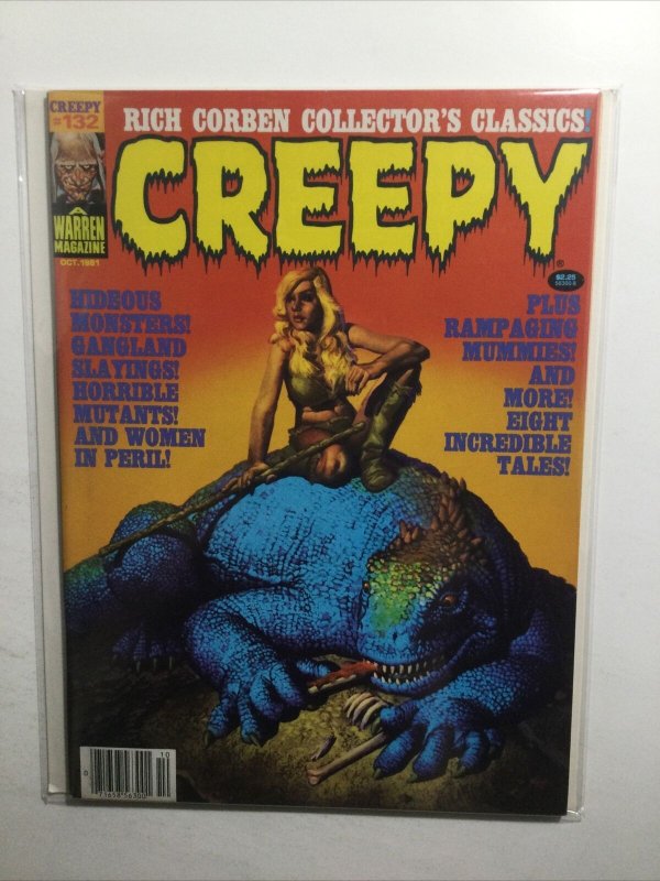 Creepy 132 Very Fine Vf 8.0 Oct 1981 Warren Magazine