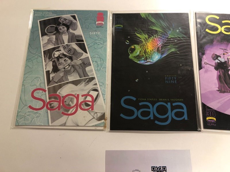 3 Saga Image Comics # 58 59 60    57 KE4