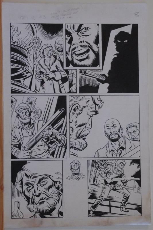 DON HECK / ROBERT LEWIS original art, CTHULHU #3 pg 8, 11x17,1992, H P Lovecraft