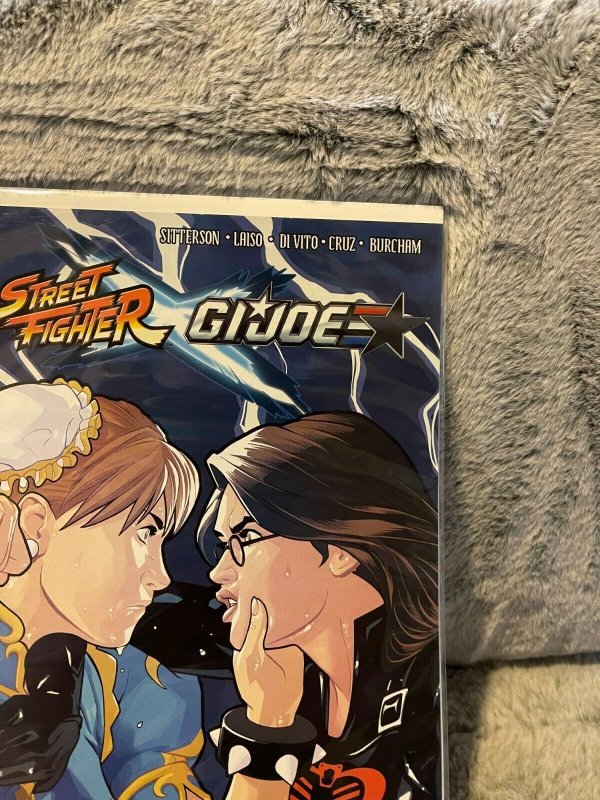 STREET FIGHTER X GI JOE #3  SUB VARIANT BARONESS CHUN LI COVER IDW COMICS 