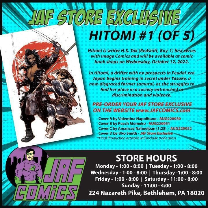 Hitomi #1 JAF Store Exclusive Uko Smith Image Comics Comic Book