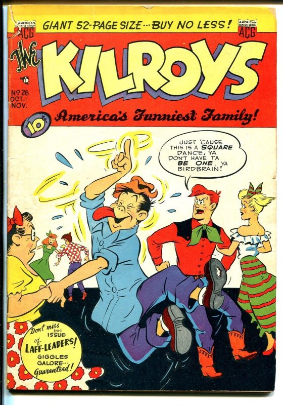 Kilroys #26 1950-ACG-dance cover-wacky humor-Moronica-Al Hartley art-VG