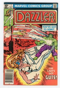 Dazzler #7 Tom DeFalco Hulk Newsstand NM-