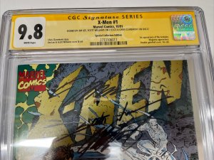 X-Men (1991) # 1 (CGC SS WP 9.8) Signed By Jim Lee, Willians & Chris Claremont 