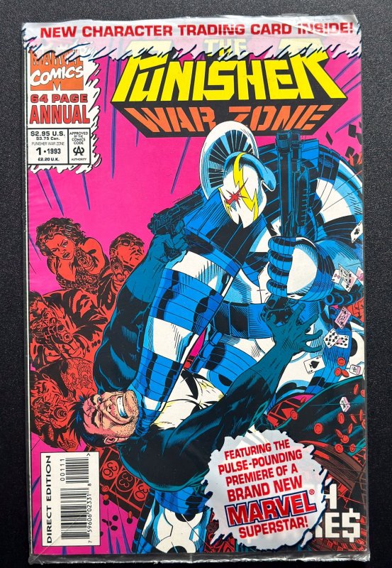 The Punisher War Zone Annual #1 (1993) VF+ Polybagged