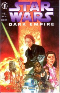 STAR WARS DARK EMPIRE (1991 DH) 1 (1ST PRINT;12/91;2.95 COMICS BOOK