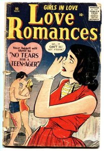 Love Romances #90 1960  NO TEARS FOR A TEEN-AGER Swimsuit cover Romance