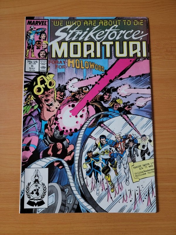 Strikeforce Morituri #6 Direct Market Edition ~ NEAR MINT NM ~ 1987 Marvel Comic