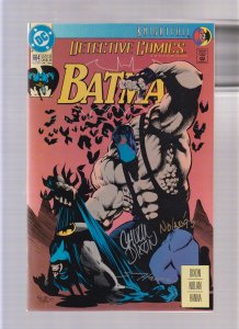 Detective Comics #664 - Signed by Dixon, Nolan & Hanna (9.0 OB) 1993