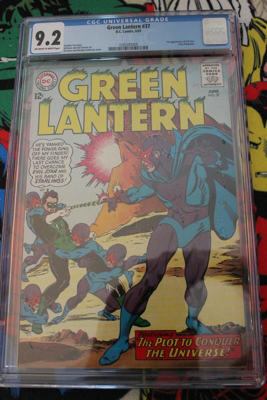 Green Lantern #37 (DC, 1965) CGC NM- 9.2 Off-white to white pages