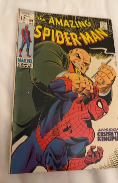 The Amazing Spider-Man #69 (1969)crush the kingpin