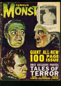 FAMOUS MONSTERS OF FILMLAND#19-1962-100 PAGES-HORROR FILM PIX-LOW GRADE COP P/FR