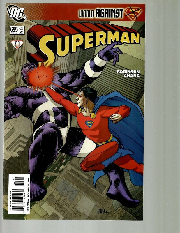 12  DC Superman Comics # 693 694 695 696 697 698 699 670 671 672 673 674 GK45