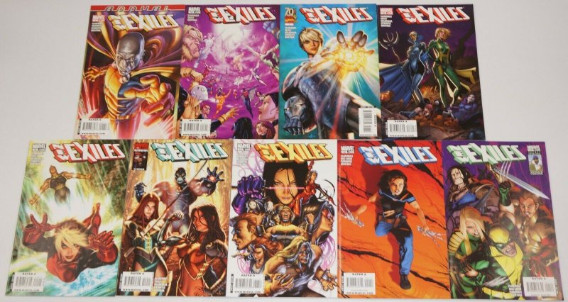 New Exiles #1-18 VF/NM complete series + annual - christ claremont - set lot