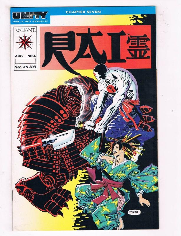 Rai #6 NM Valiant Comics Modern Age Comic Book Aug 1992 DE43 TW14
