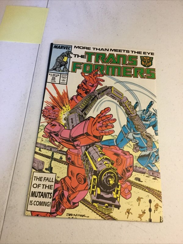 Transformers 35 Nm- Near Mint- Marvel Comics