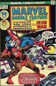 Marvel Double Feature #12 FN ; Marvel | Captain America Iron Man