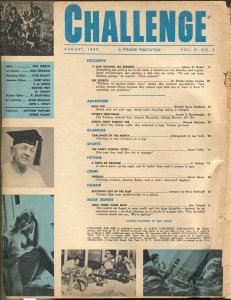 Challenge For Men 8/1959-Almat-nazi0Mel Crair-Casey Stengel-Civil War=pulp-P 