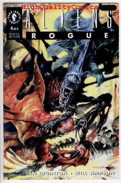 ALIENS ; ROGUE #4, Horror, NM+, Will Simpson, Sci-fi, more Horror in store