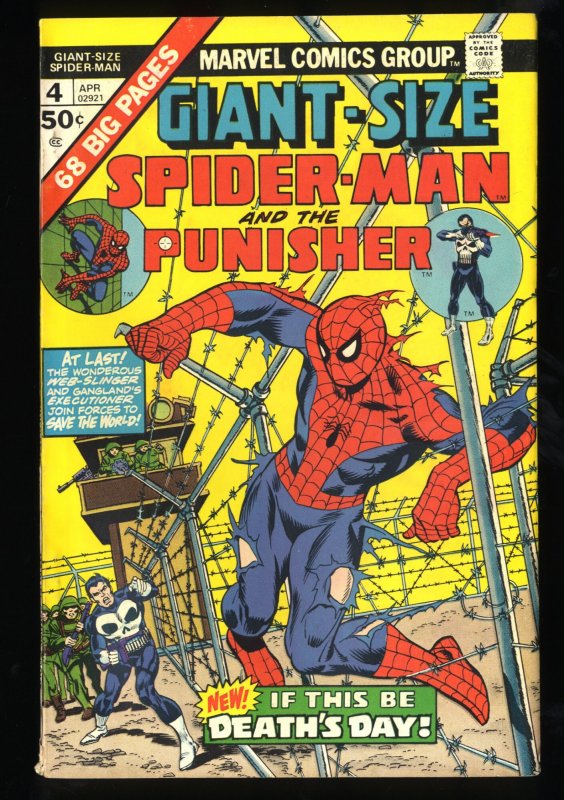 Giant-Size Spider-Man #4 FN/VF 7.0 3rd Punisher!