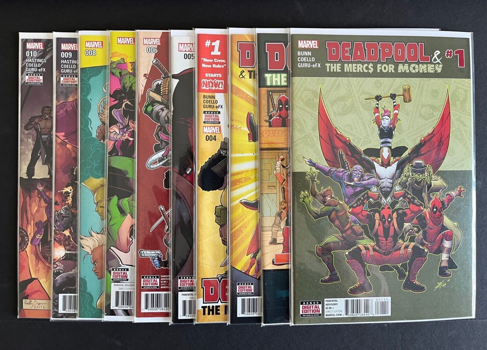 Marvel Deadpool & The Mercs for Money V2 Complete Set: 1-10 - VF to NM