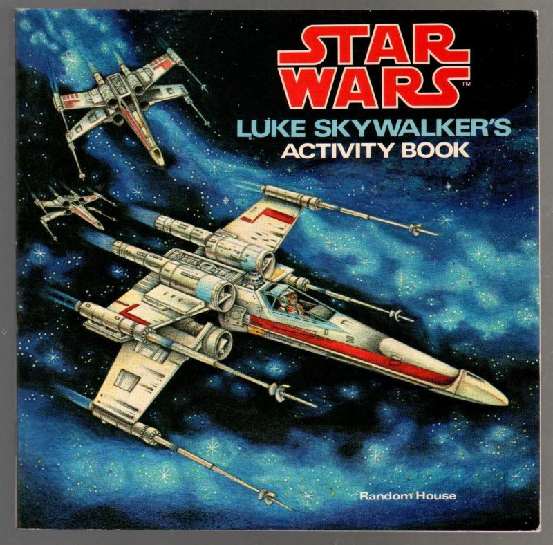 Star Wars Luke Skywalker's Activity Book 1979-VG 